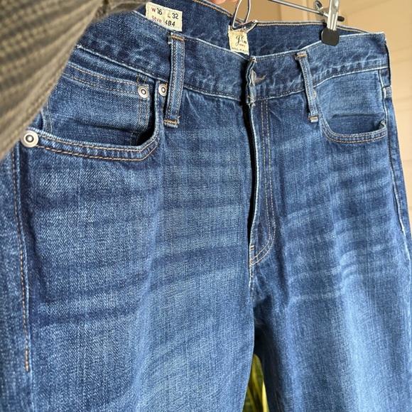 J.Crew 484 Slim Taper Jeans Men’s 36 – 100% Cotton Denim, Dark Wash, Classic Fit - Picture 5 of 7